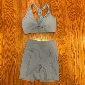 Gymshark Whitney Simmons Blue workout fit